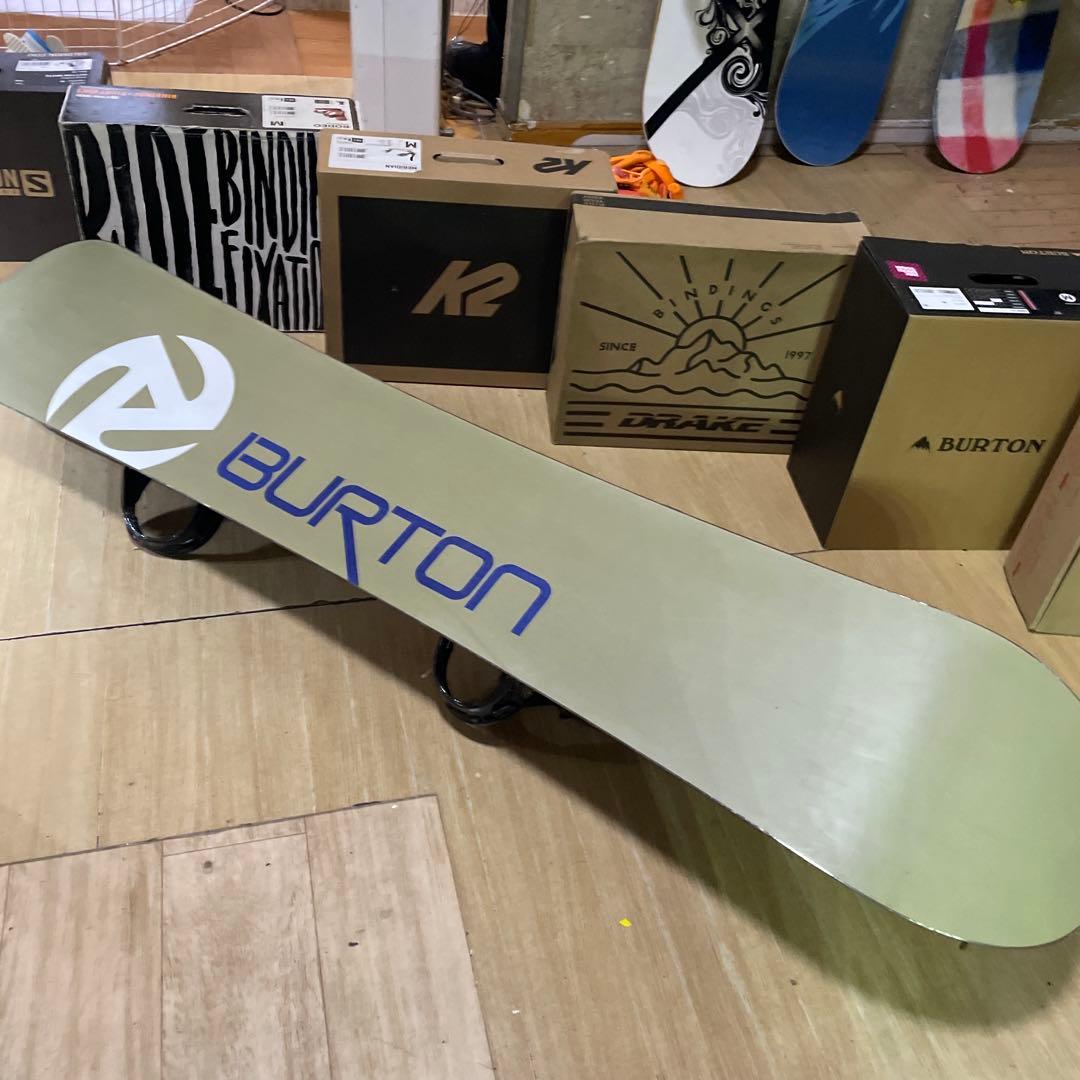 BURTON×FLUX　バートン　スノーボードセット　フラックスバインディング付