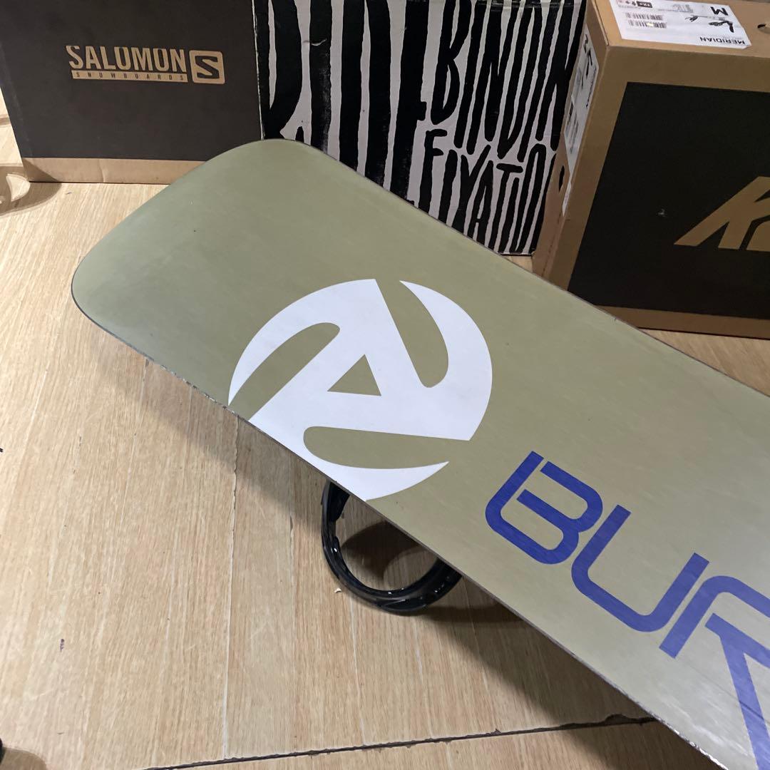 BURTON×FLUX　バートン　スノーボードセット　フラックスバインディング付