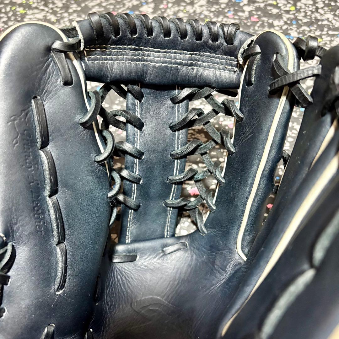 ミズノ グローバルエリート オーダー ダイバーシティブルー 軟式用 外野手用