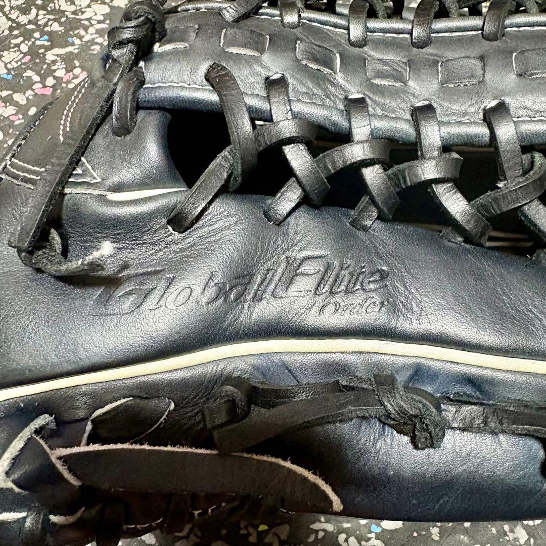 ミズノ グローバルエリート オーダー ダイバーシティブルー 軟式用 外野手用