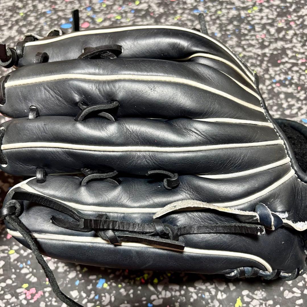 ミズノ グローバルエリート オーダー ダイバーシティブルー 軟式用 外野手用