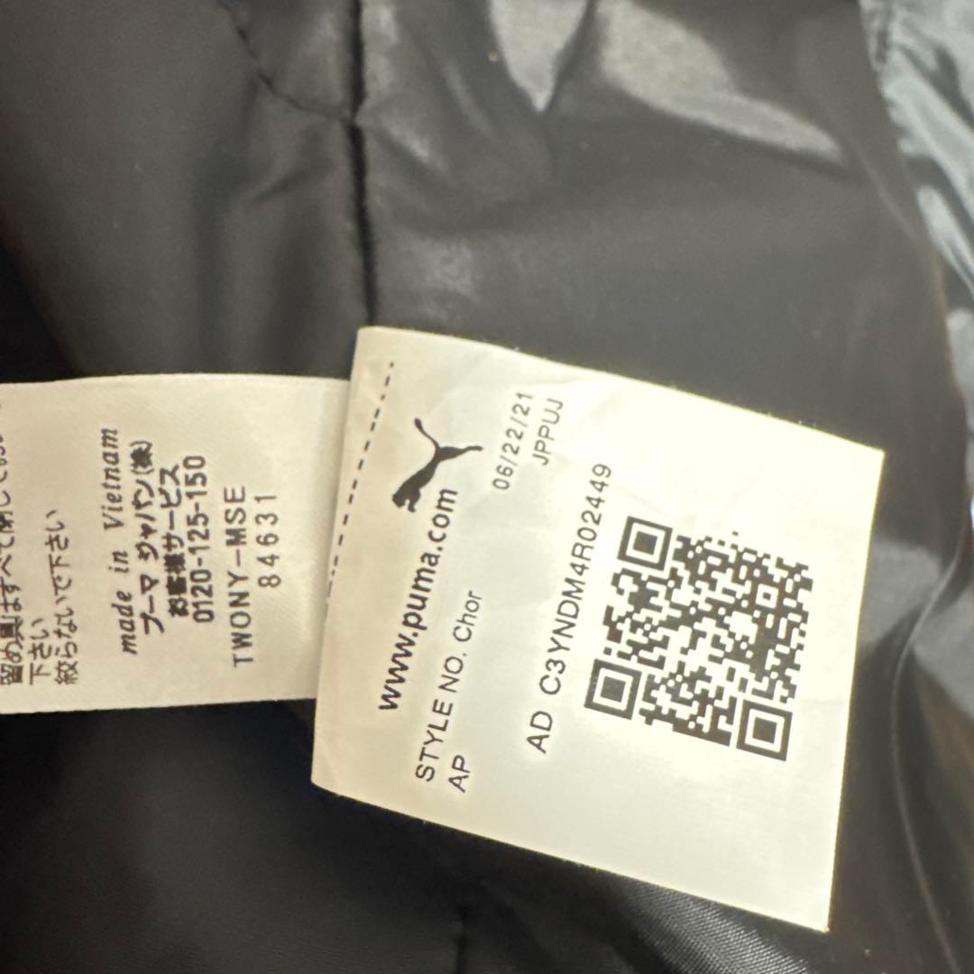 プーマ　ゴルフ　中綿入り　上下　セットアップ　XXL ブラック