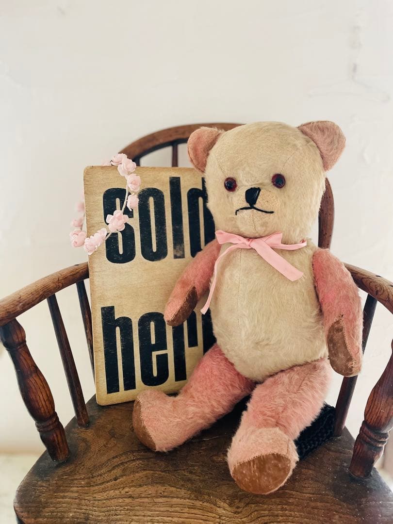 ✩.*˚ レアカラー　イギリス　アンティークベア　ヴィンテージ ✩.*˚