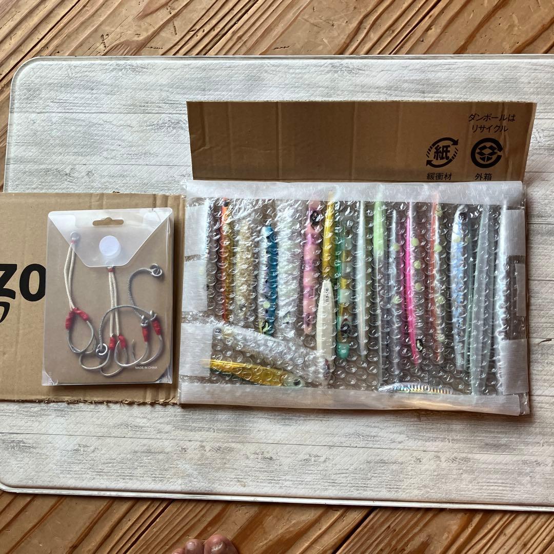 シャウト、シマノ、ダイワ、ゼスタ、ジグパラ等ジグ 20個&アシスト８　速発送