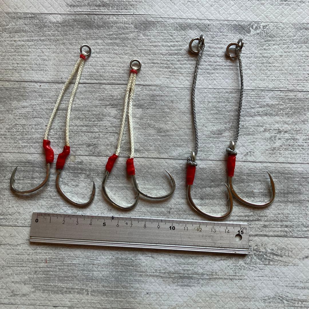 シャウト、シマノ、ダイワ、ゼスタ、ジグパラ等ジグ 20個&アシスト８　速発送