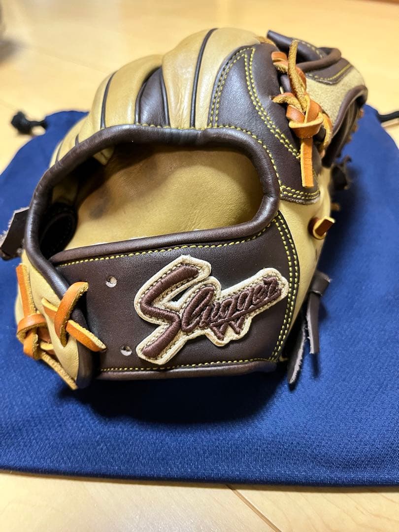 久保田スラッガー 限定品 KSN-24MS バーガンディ×トレンチ 軟式 グラブ
