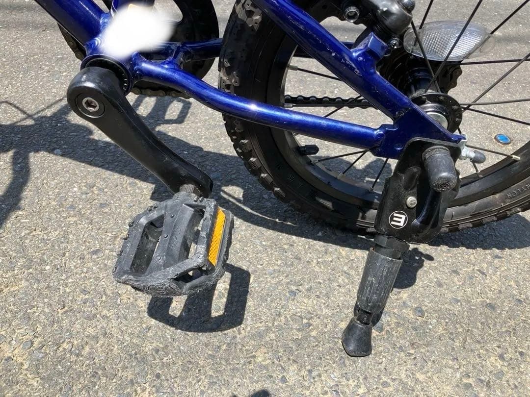 ヨツバサイクル　14インチ　ネイビー