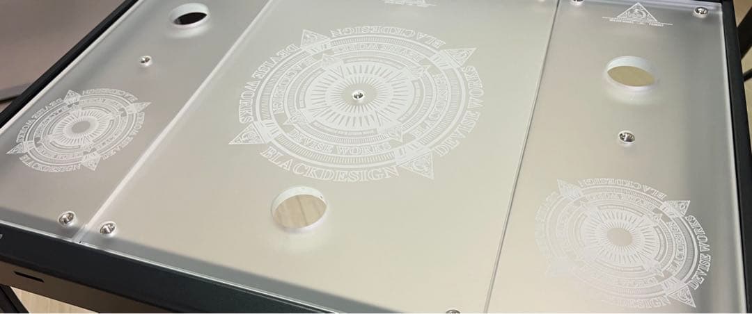 スノーピーク  peak IGT アクリル天板　三脚可能　収納付き　3枚