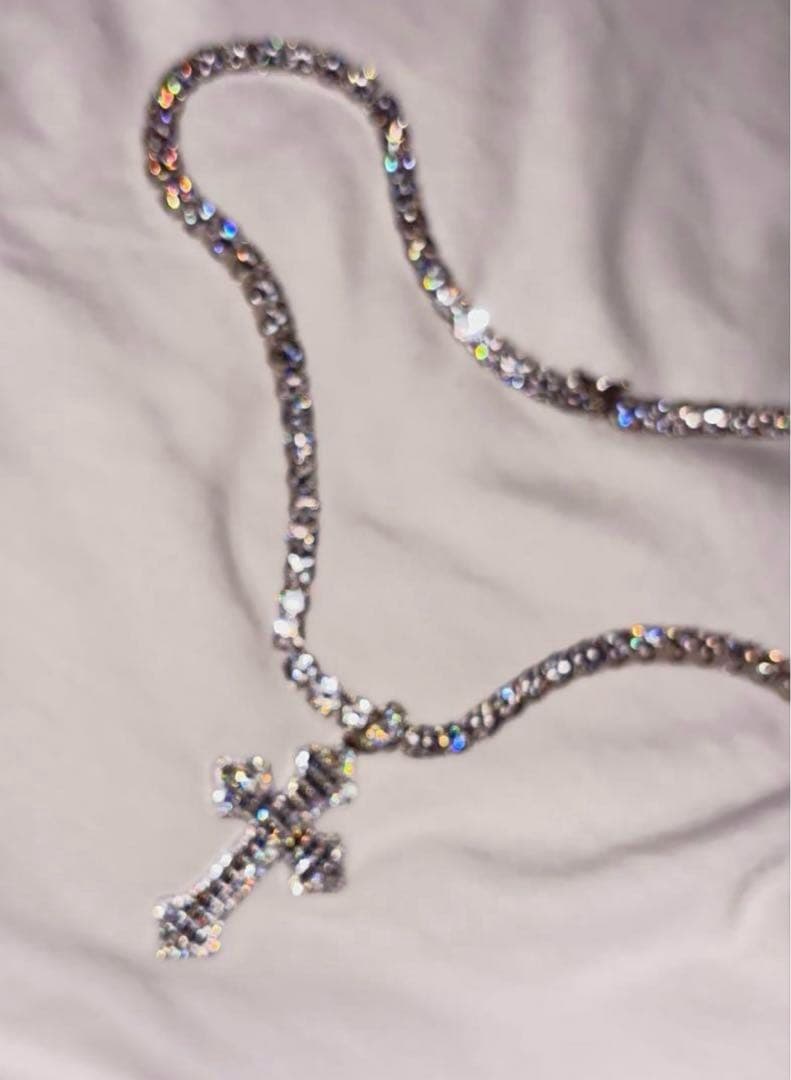 Baby Trax モアサナイトネックレス 5mm 46cm