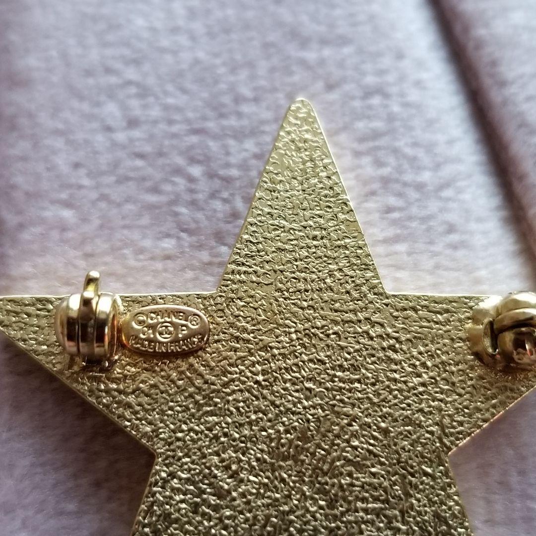 CHANEL スター ブローチ ココマーク刻印有り 星形 ヴィンテージ レア