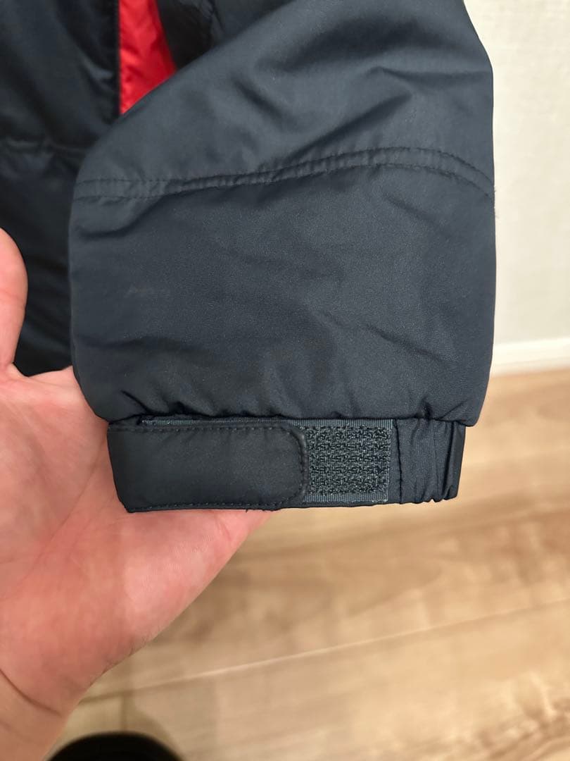 Nike 鹿島アントラーズ　ベンチコート 黒/赤 フード付き