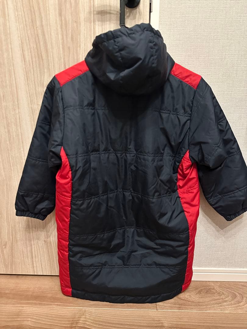 Nike 鹿島アントラーズ　ベンチコート 黒/赤 フード付き