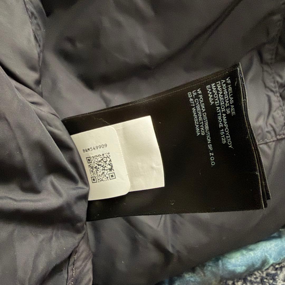 【未使用・タグ付】ノースフェイス　中綿　ダウンジャケット　アウター　総柄　Ｓ