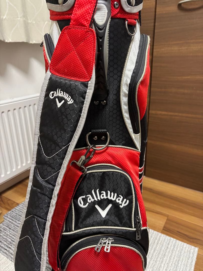 キャロウェイ Callaway キャディバッグ 赤黒
