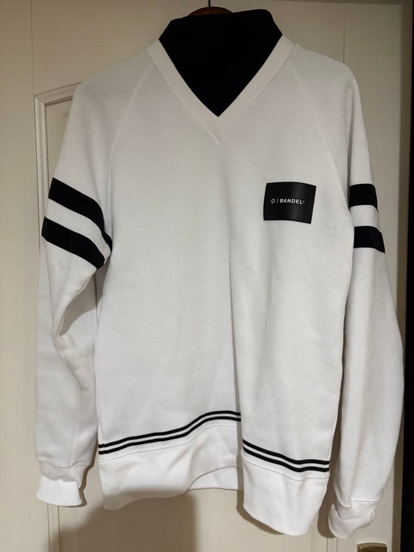 バンデル　レイヤード ハイネックニット　ホワイト