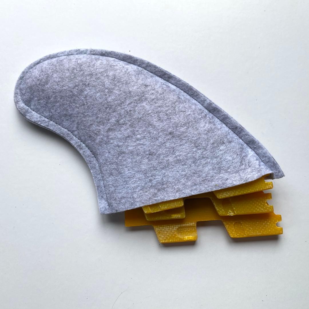 CYKO yas サーフボードフィン イエロー トライ