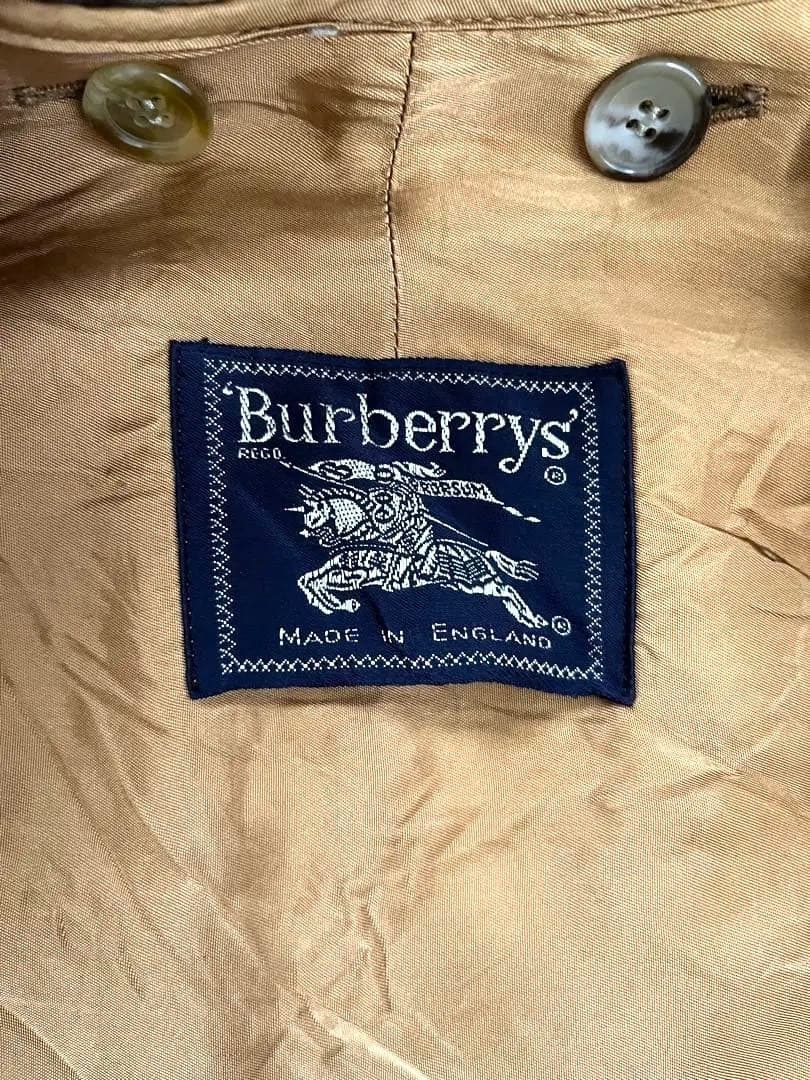 80s バーバリー バルマカーンコート 英国製 ウールライナー付