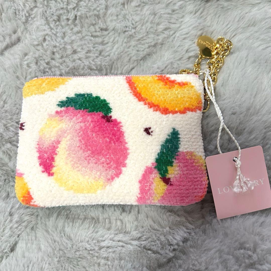 LOVERARY BY FEILER ピーチドット キー&カードポーチ - メルカリ