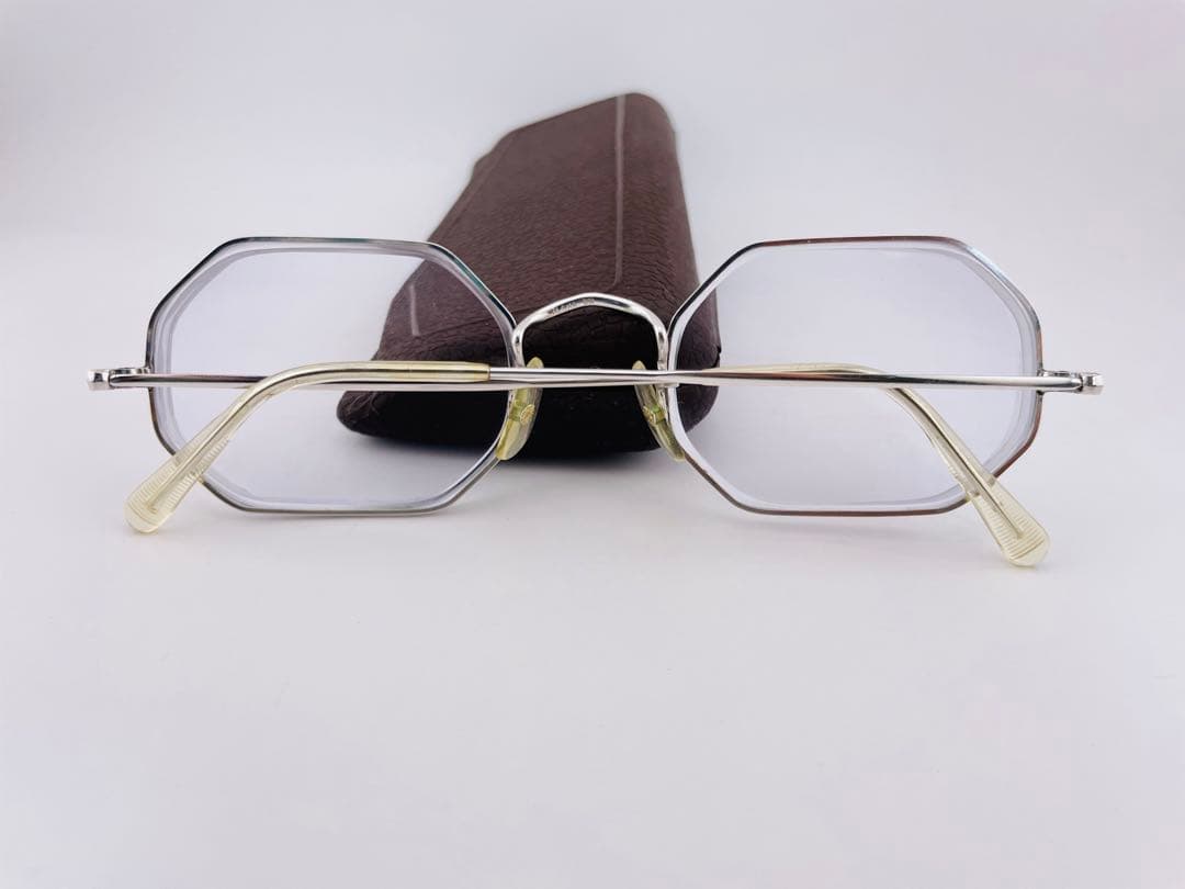 Algha 20 イギリス製 眼鏡 ビンテージ オクタゴンフレーム 希少 05