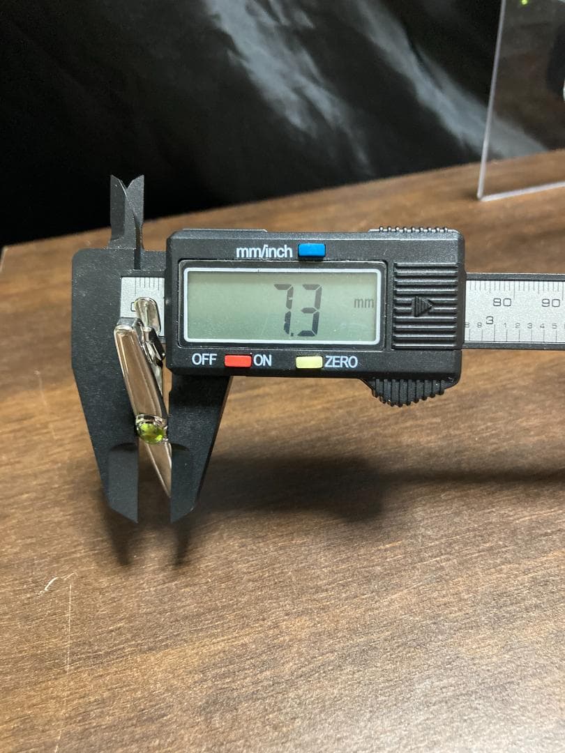 ダンヒル グリーン ペリドット ストーン ドーム カフス タイピン セット