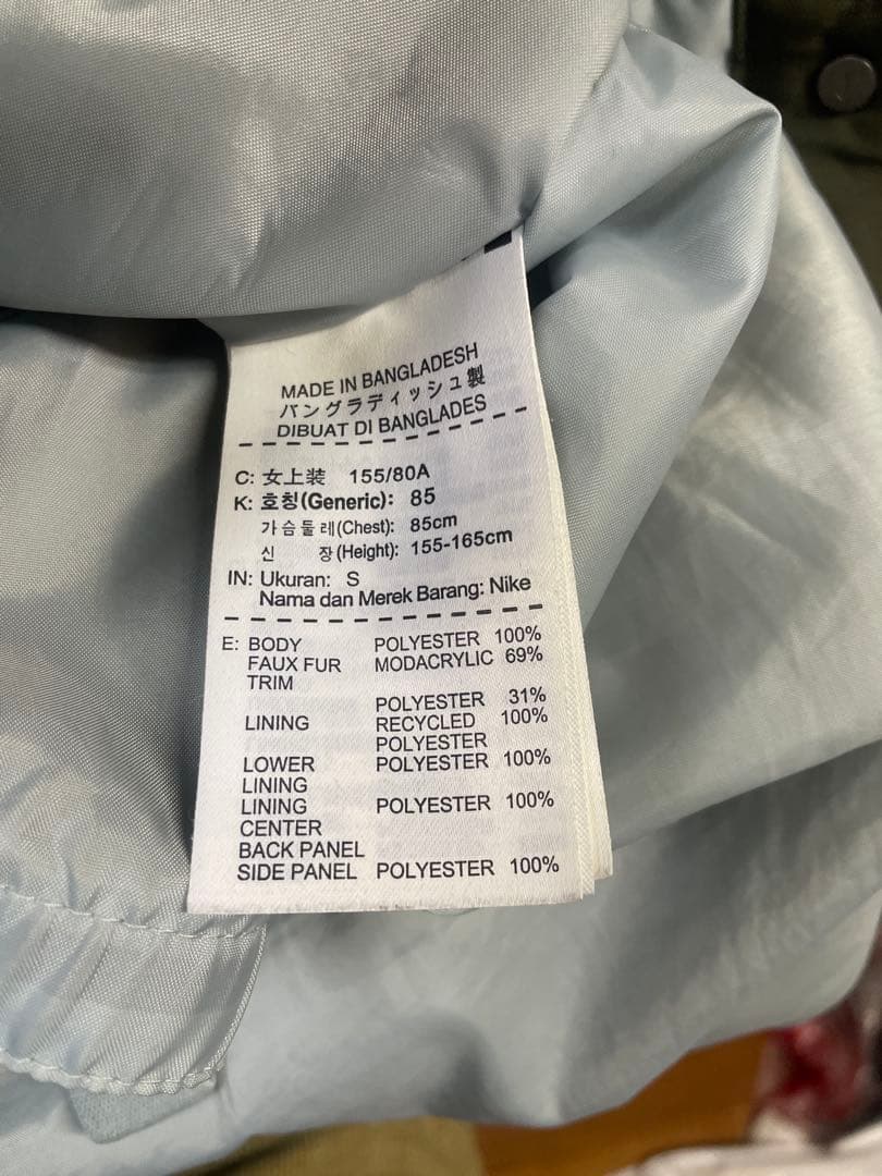 スノー仕様のNIKE SBジャケットHUDSON PARKAナイキSB(S)