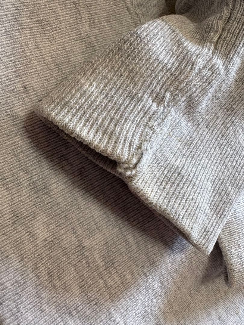 【希少！染み込み3段】￼ 90s リバースウィーブ 刺繍タグ カレッジ L