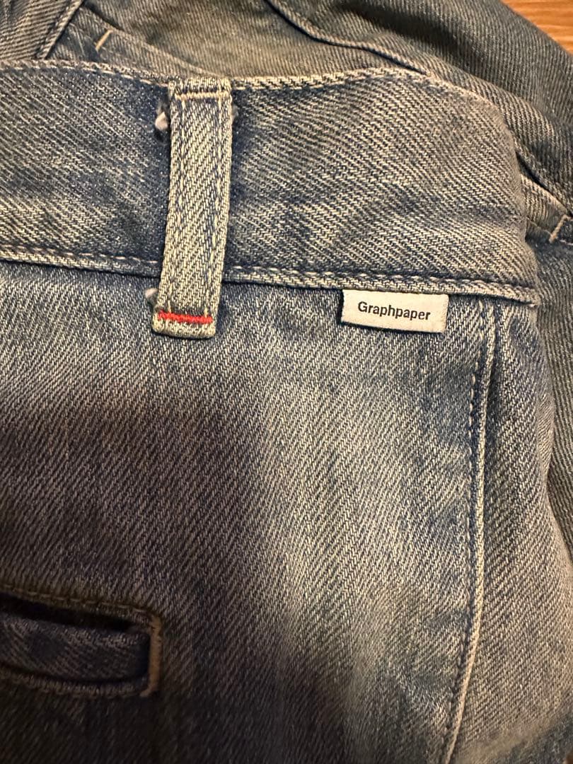 パンツ Graphpaper Selvage Denim Two TuckPants2