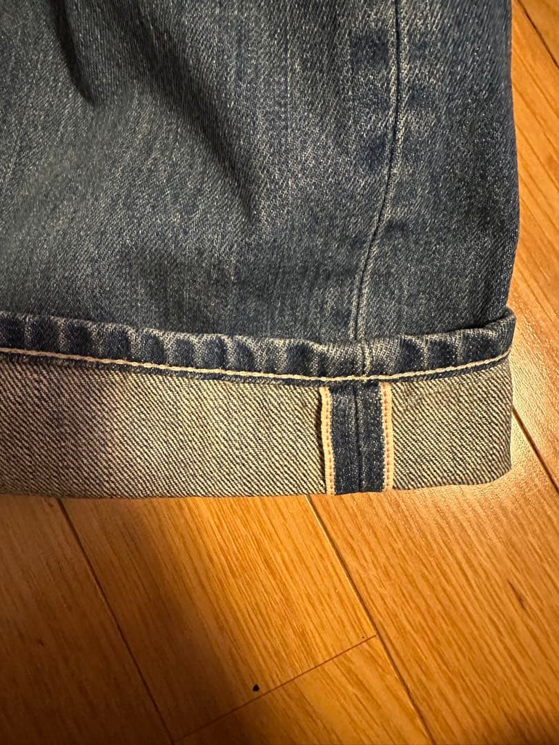 パンツ Graphpaper Selvage Denim Two TuckPants2