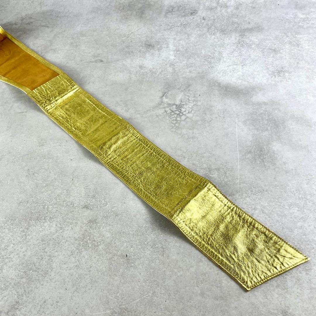 入手困難✨ CHANEL ベルト シャネル ココマーク ゴールド レザー/本革