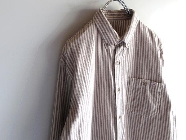 star555jp　Papas 23AW ストライプネルシャツ 48/M