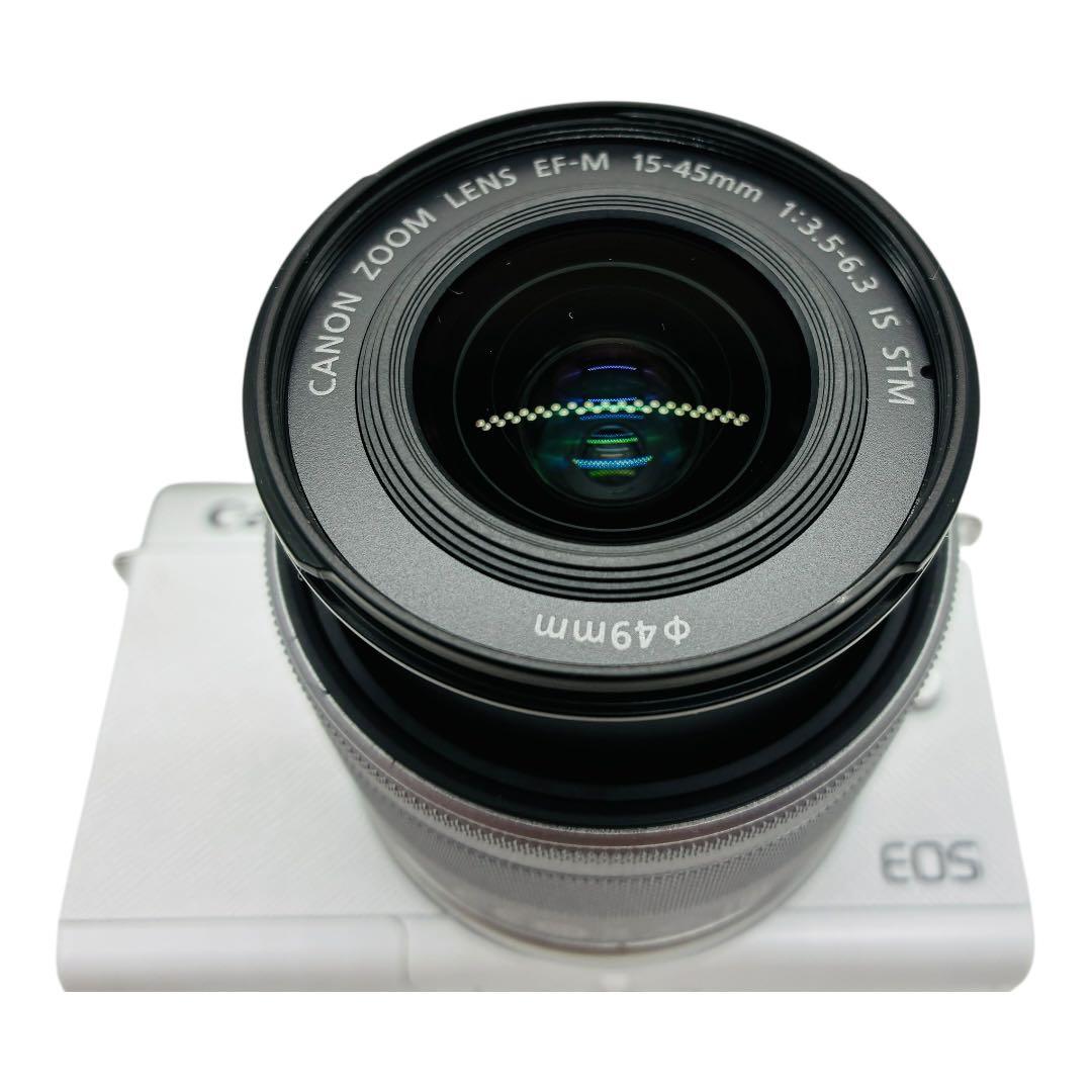 Canon EOS M200 レンズキット キャノン ミラーレス 一眼　ホワイト