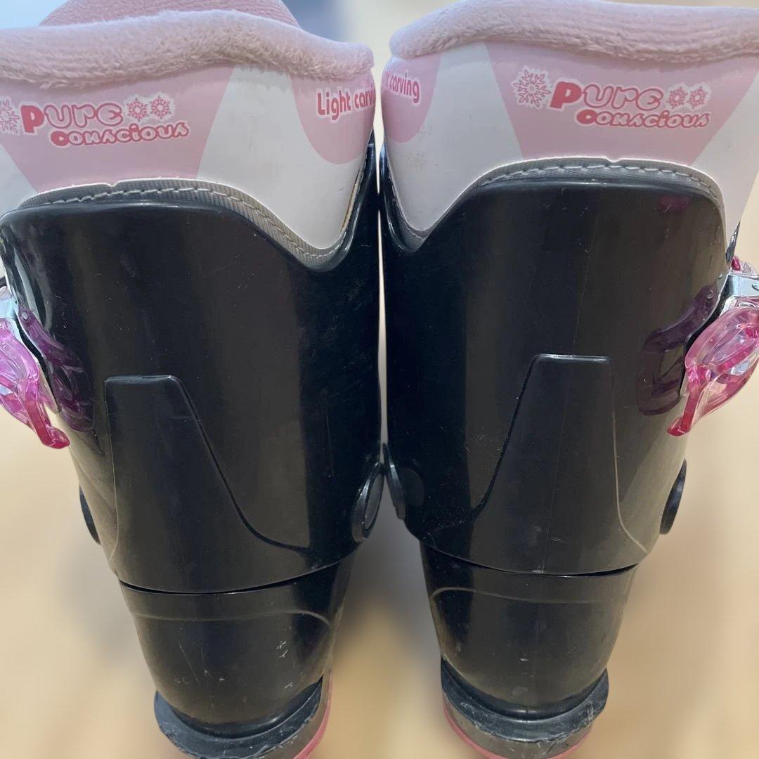 女の子ジュニアスキー4点セット 110センチ