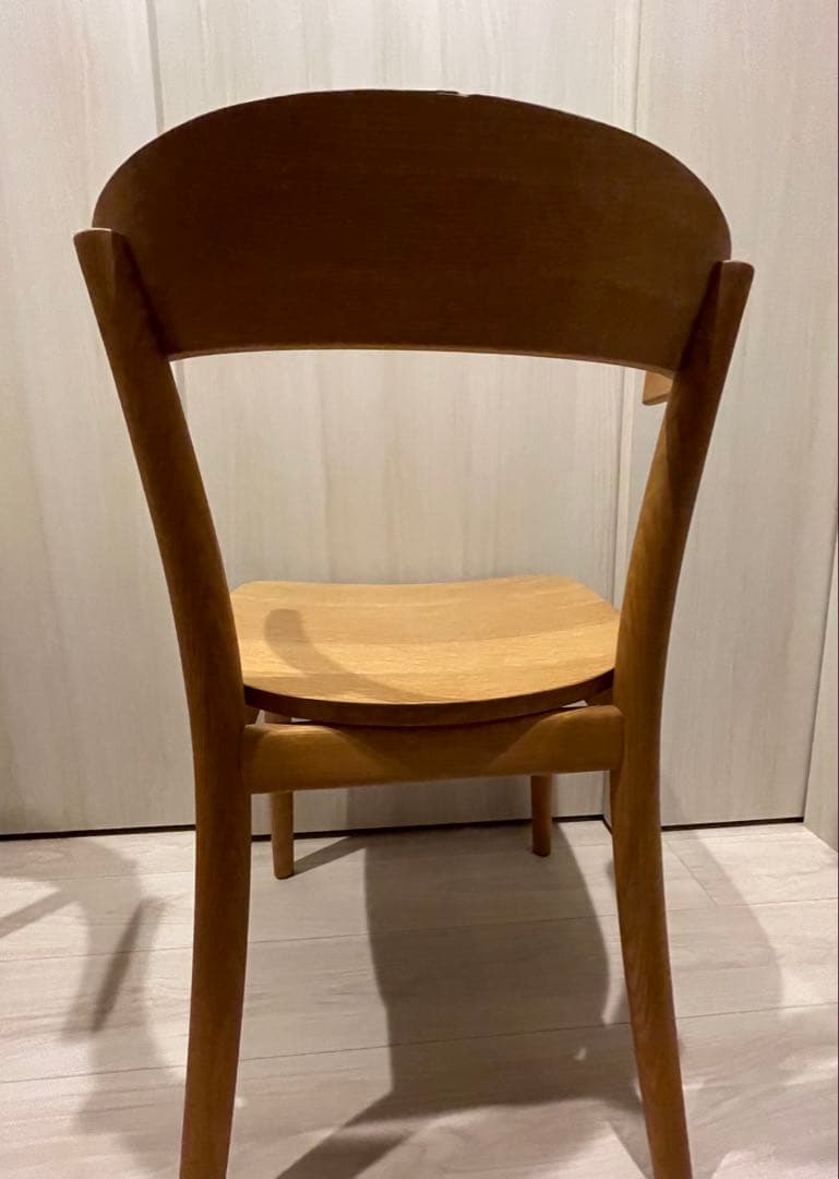 無印オーク無垢材チェア幅51x奥行50.5x高さ73