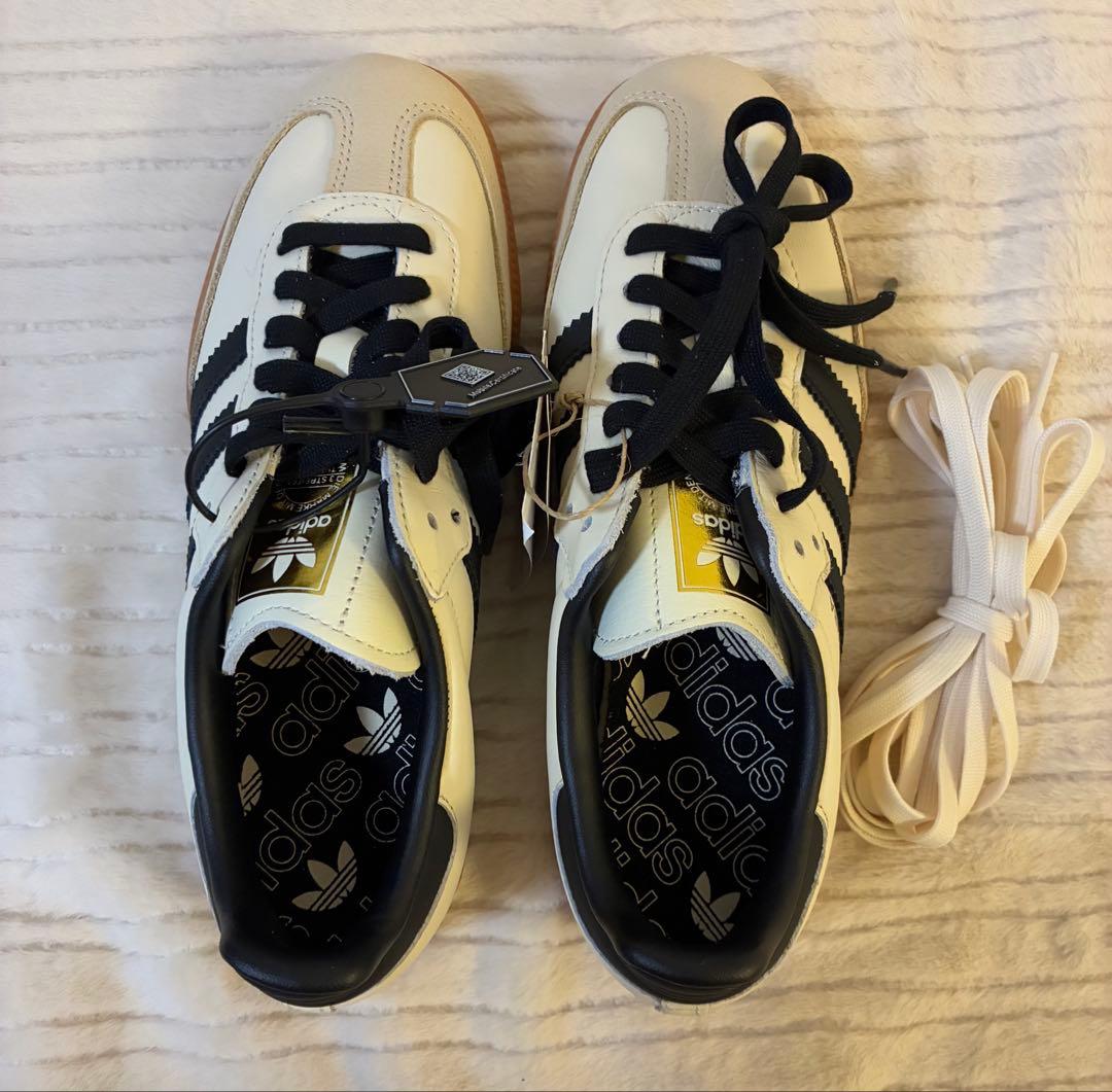新品☆24.5 adidas SAMBA OG クリームホワイト アディダス