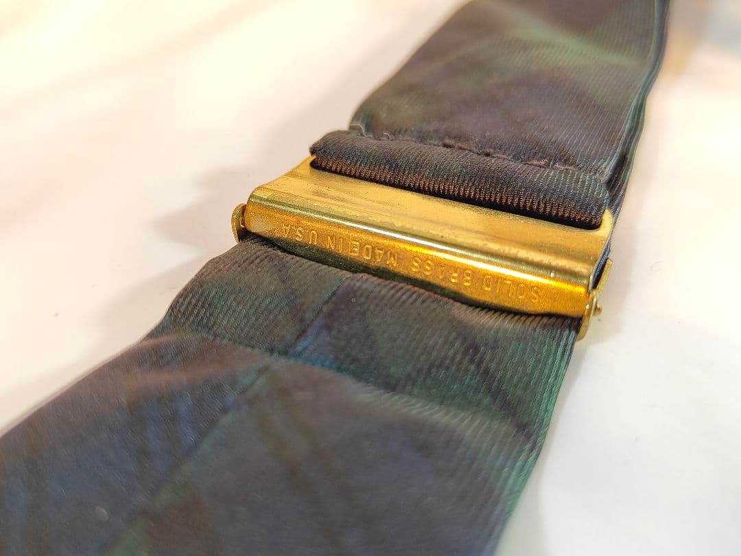 【Vintage】【希少品】USA製　PRL　高級本革サスペンダー　牛革/正規品