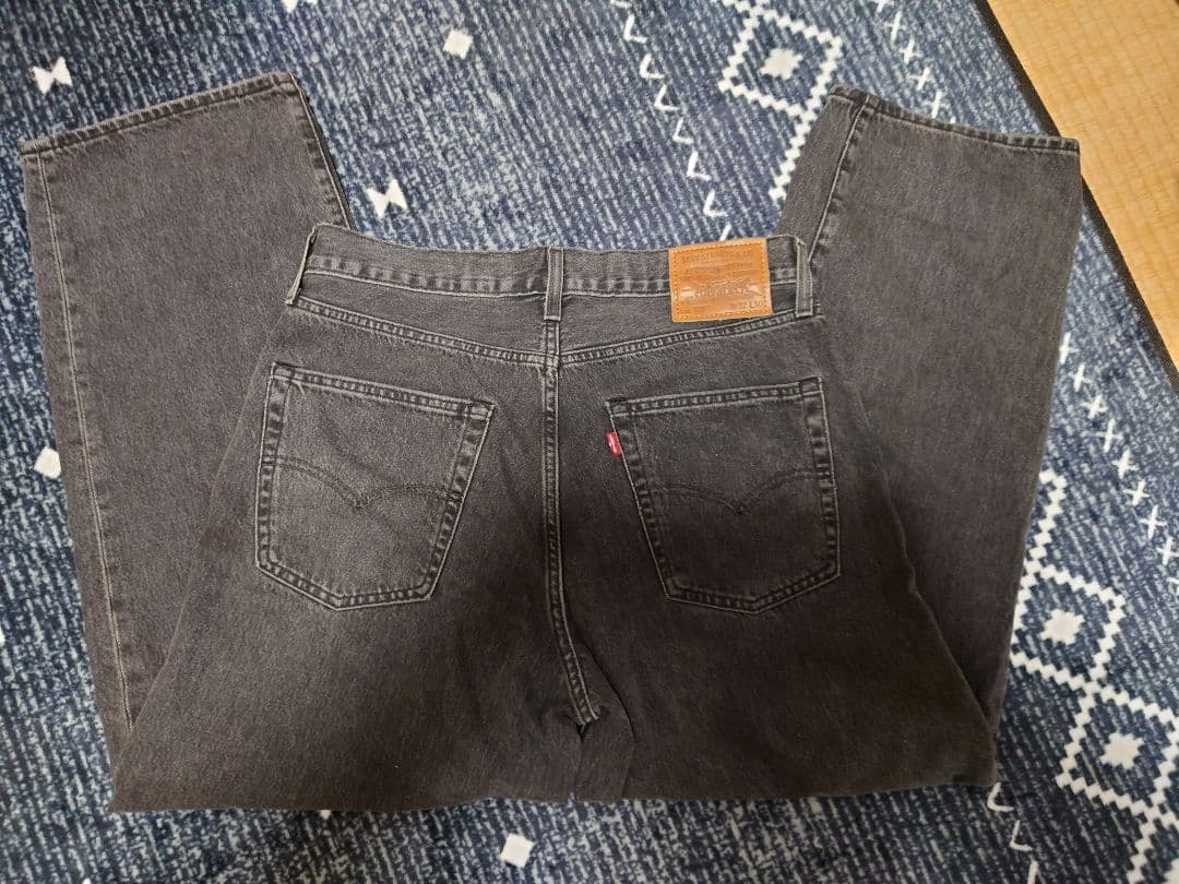 LEVI 578 W32 L30 ブラック バギー