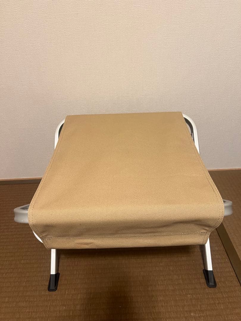 【美品】スノーピークpeakローチェアオットマン/LVー103KHカーキ