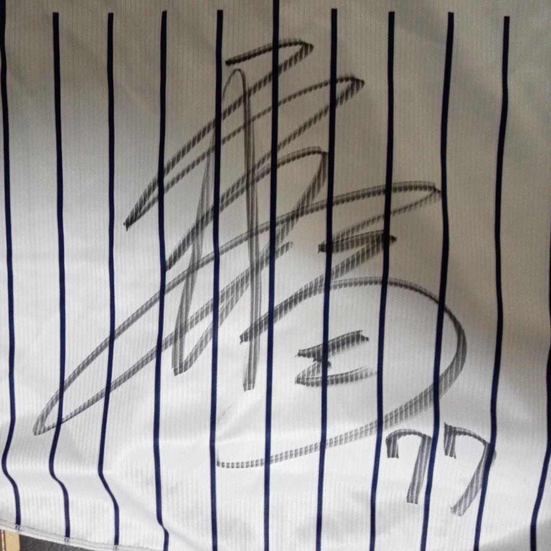 独立リーグ士別サムライブレイズ　新垣勇人　球団支給ユニフォーム　直筆サイン入り