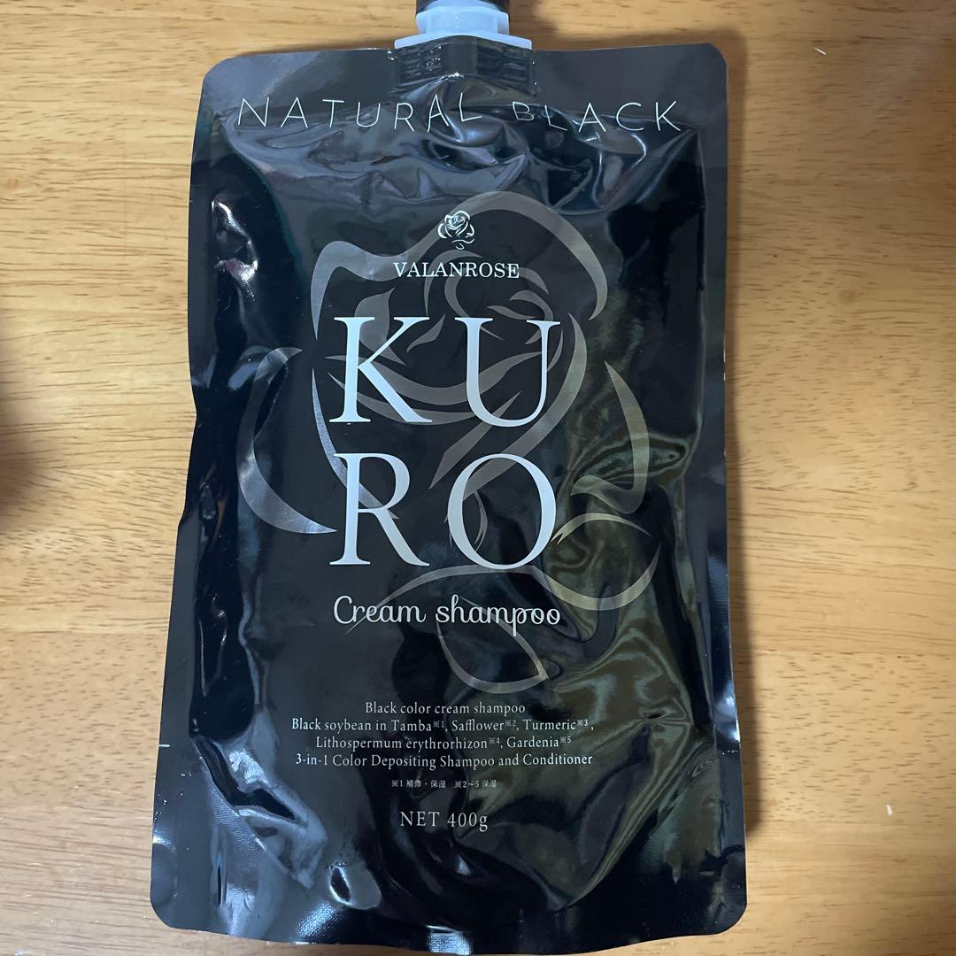 シャンプー VALANROSE KURO Cream shampoo 400g