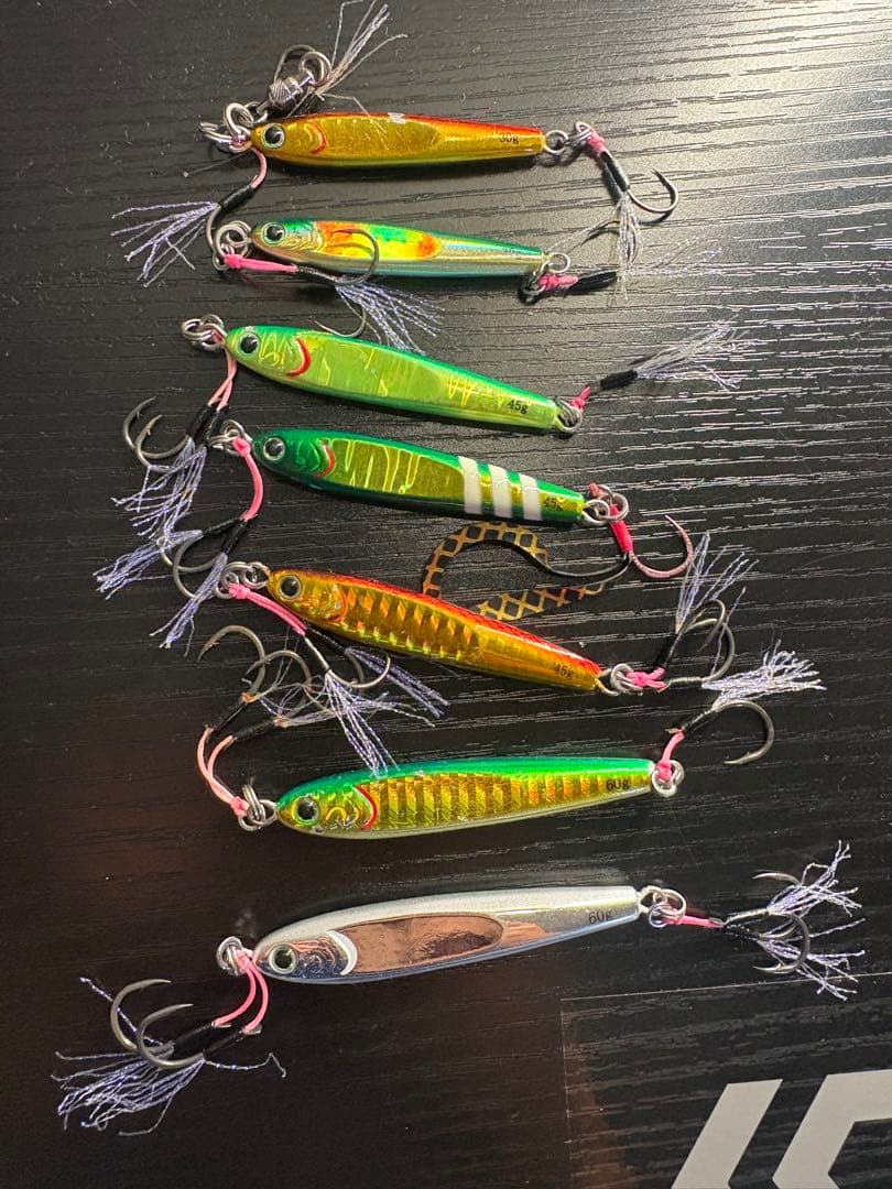 メタルジグセット TGベイト他色々30g 45g60g