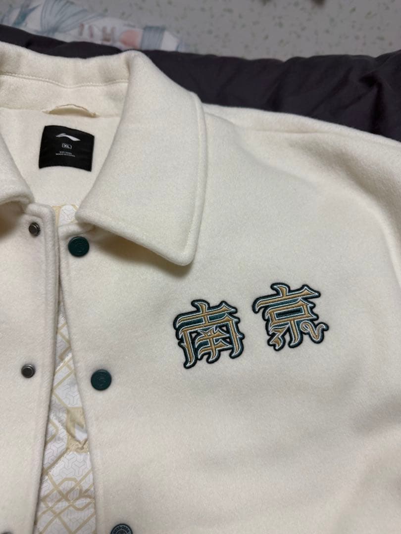 ホワイト ジャケット LIVE WITH HOOPS 南家