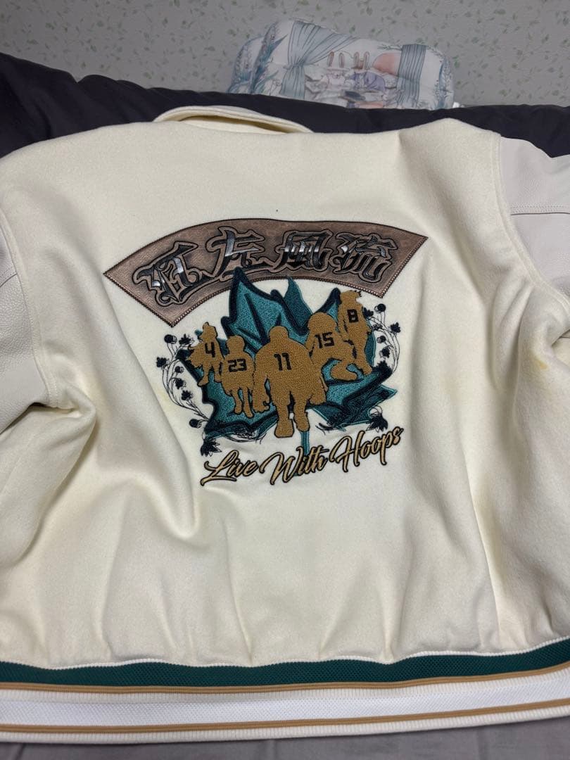 ホワイト ジャケット LIVE WITH HOOPS 南家