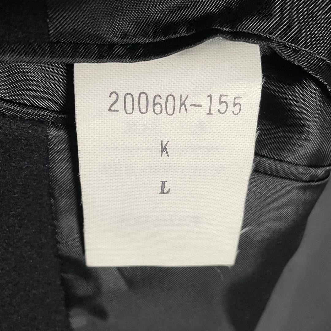 【美品】yumi katsura アンゴラ ダブルチェスターコート ブラック L