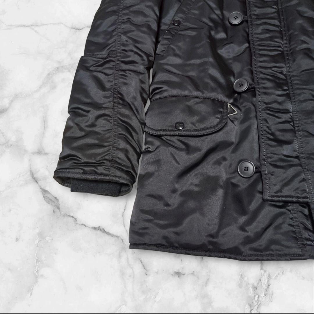 ヒステリックグラマー n-3b プリマロフト 黒 フライトジャケット ワッペン