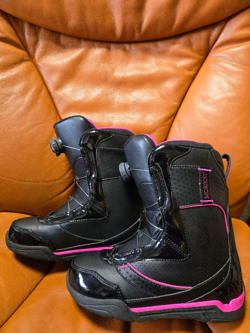 【美品】MORROW　boa　レディーススノーボードブーツ　24cm