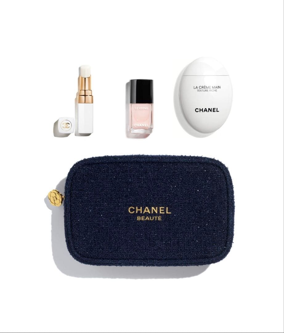限定品CHANEL リップ＆ネイルケア特別ポーチセット