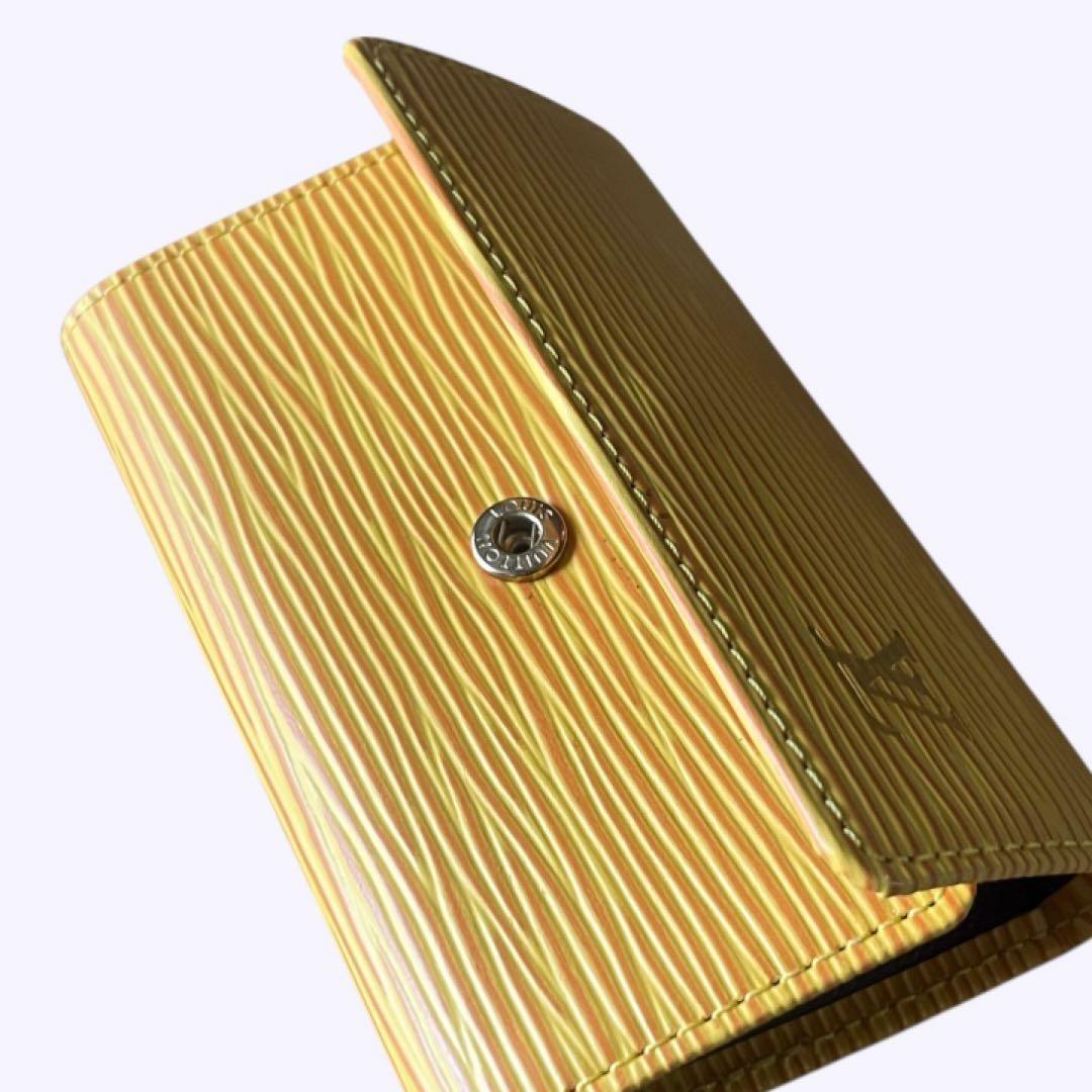 美品 ルイヴィトン エピ ミュルティクレ6 キーケース イエロー ユニセックス