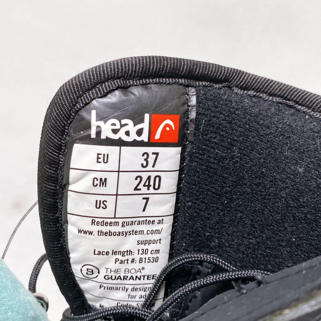 美品　HEAD　スノーボードブーツ　STRIKEBOA　24cm　ミントグリーン