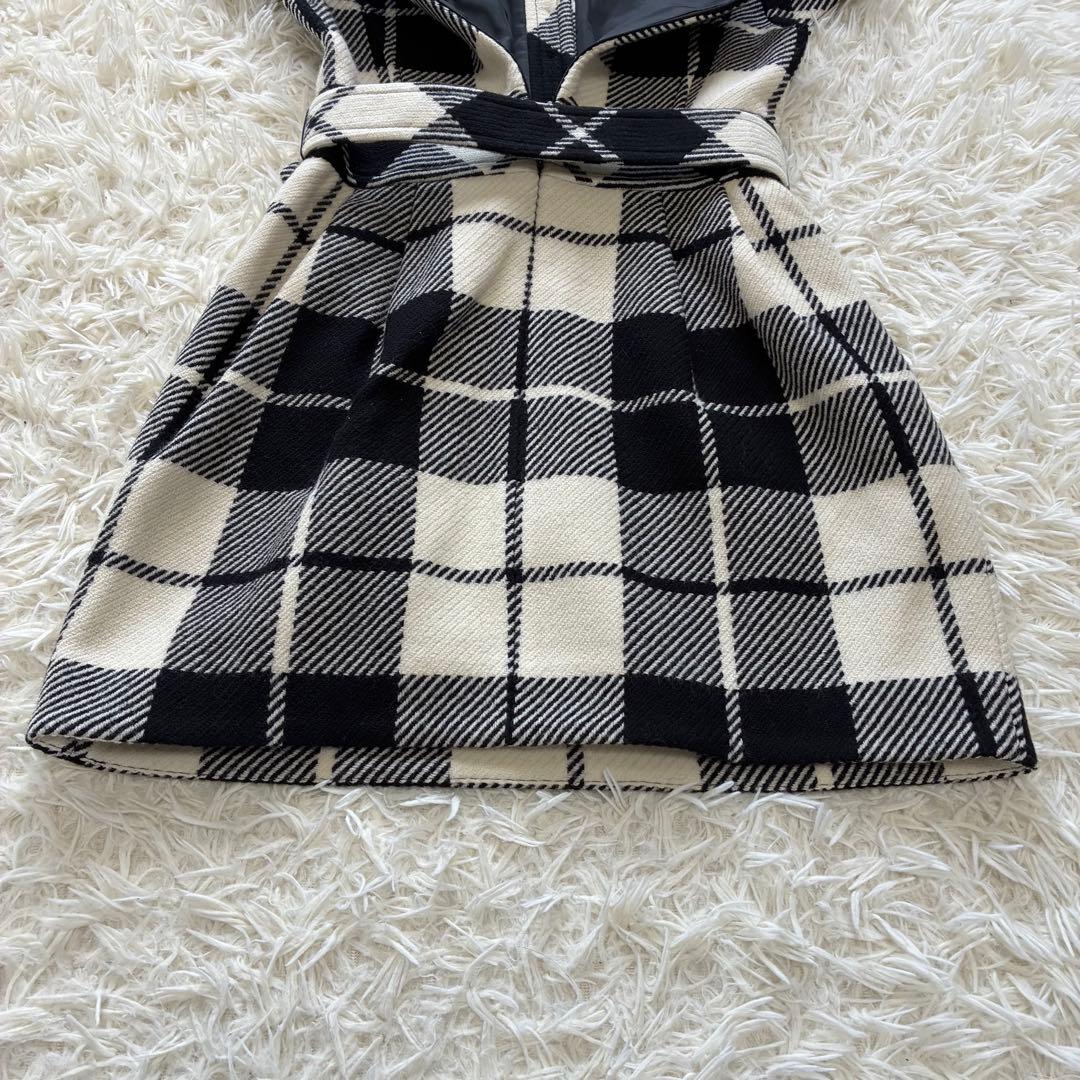 バーバリーブルーレーベル ミニワンピース 半袖 Sサイズ ベルト ホース