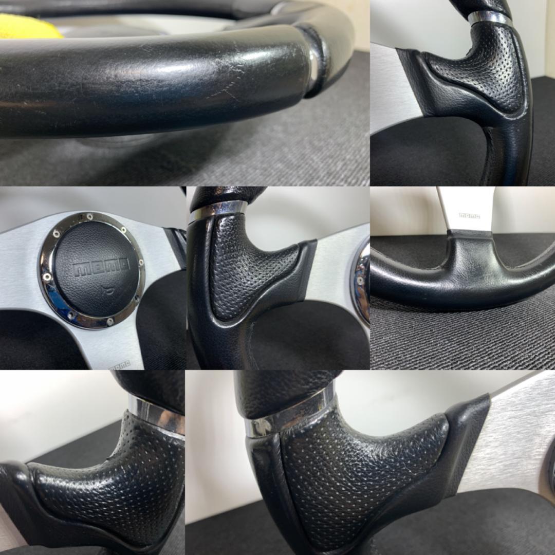 モモ ミレニアム M-15 ブラックレザー 希少 ホーンボタン・ネジ付